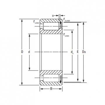 Backing Housing Diameter D<sub>s</sub> TIMKEN NCF18/750V Cylindrical Roller Radial Bearing